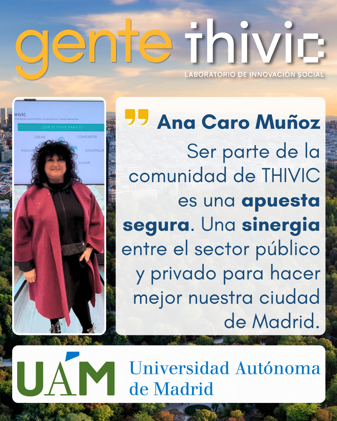 Foto de Ana Caro, Universidad Autónoma de Madrid