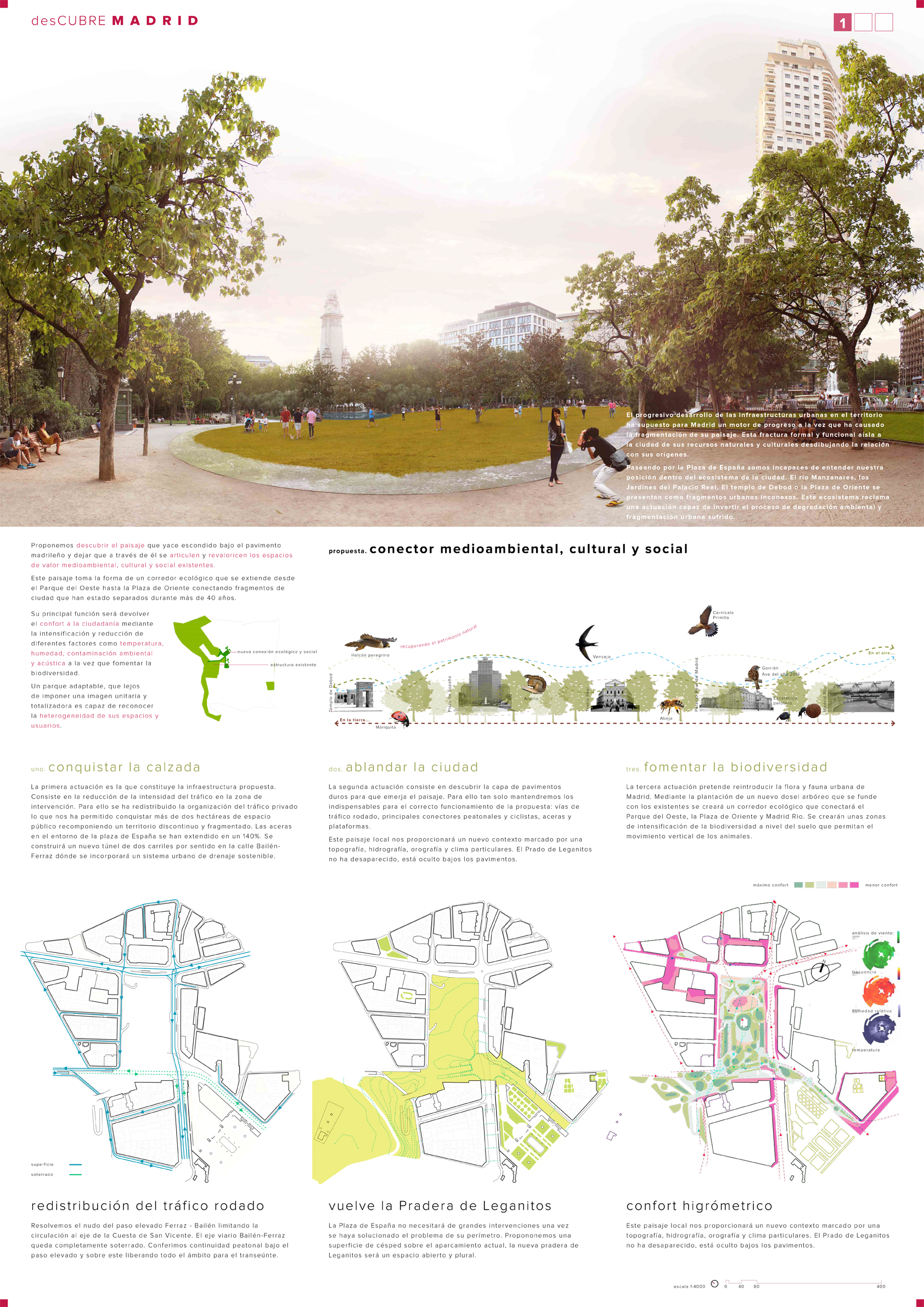 Proyecto 61 para la Remodelación de Plaza España: DESCUBRE MADRID