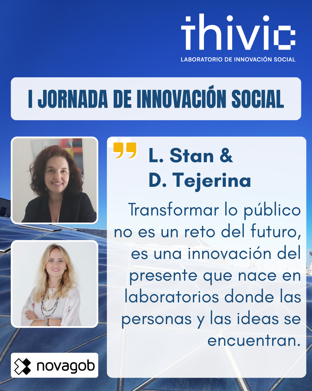 L Stan y D Tejerina de Novagob