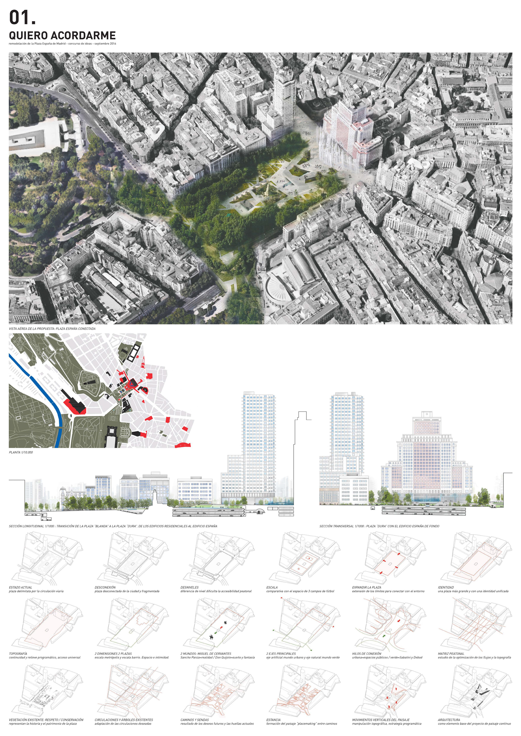Proyecto 11 para la Remodelación de Plaza España: QUIERO ACORDARME