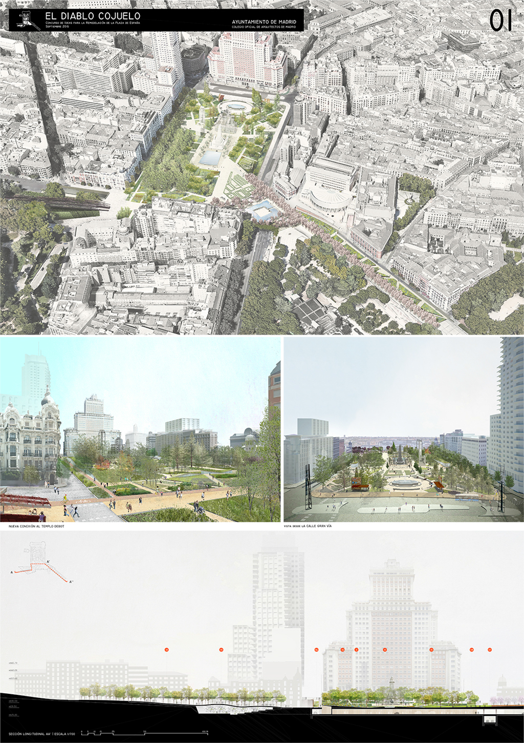 Proyecto 26 para la Remodelación de Plaza España: El diablo cojuelo