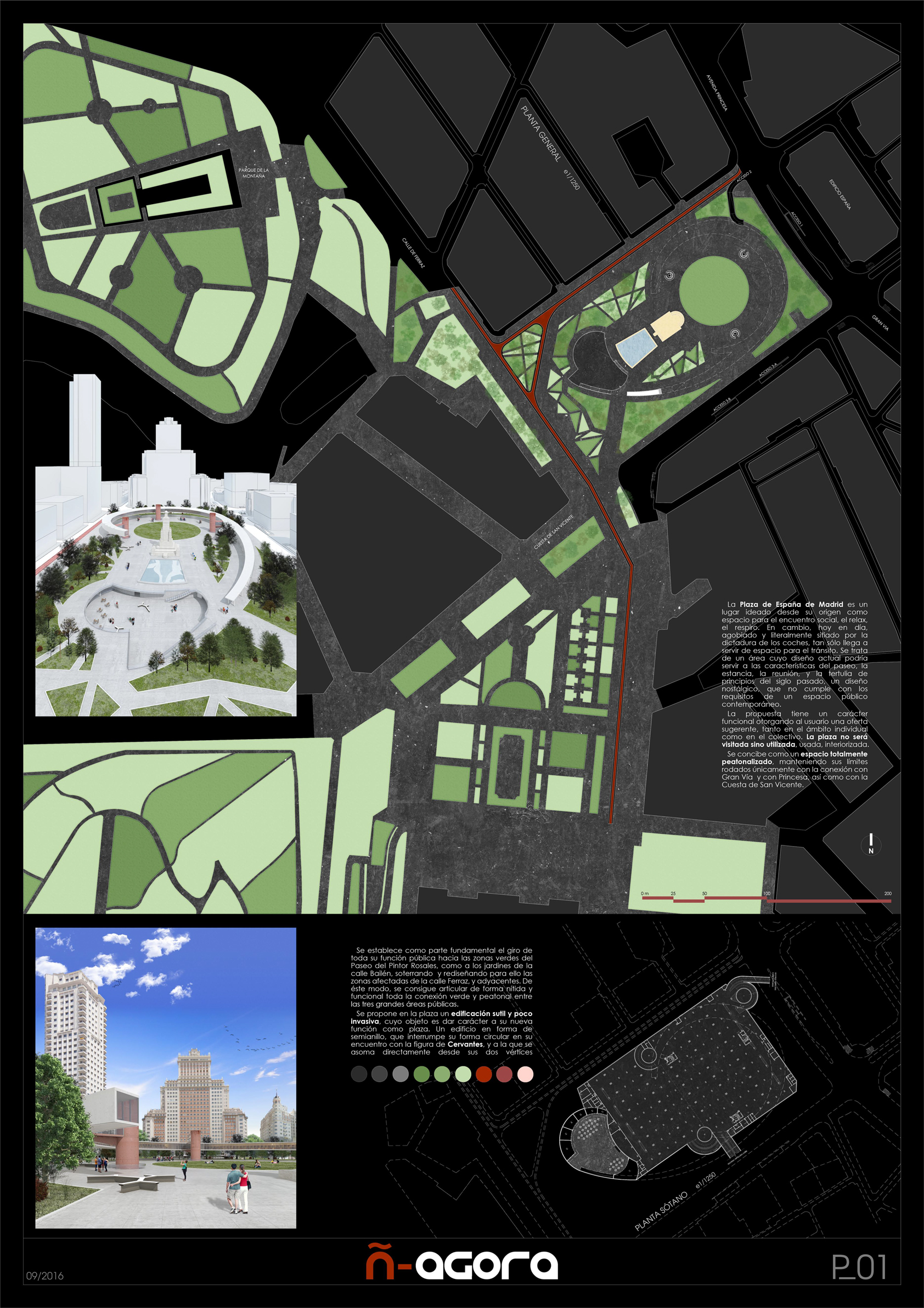 Proyecto 32 para la Remodelación de Plaza España: Ñ-AGORA