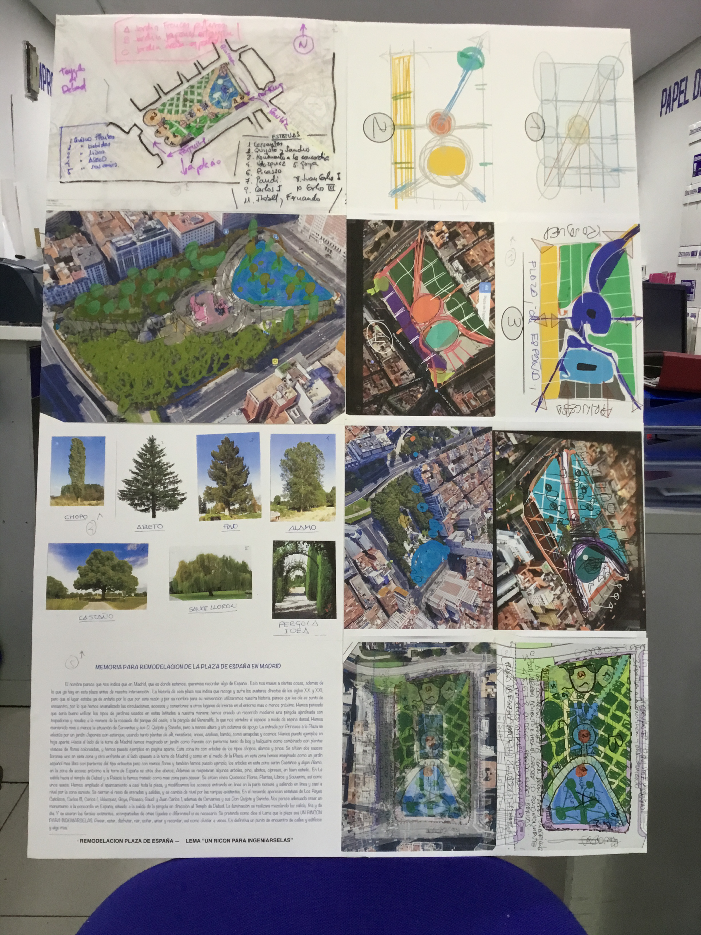 Proyecto 37 para la Remodelación de Plaza España: Dentro