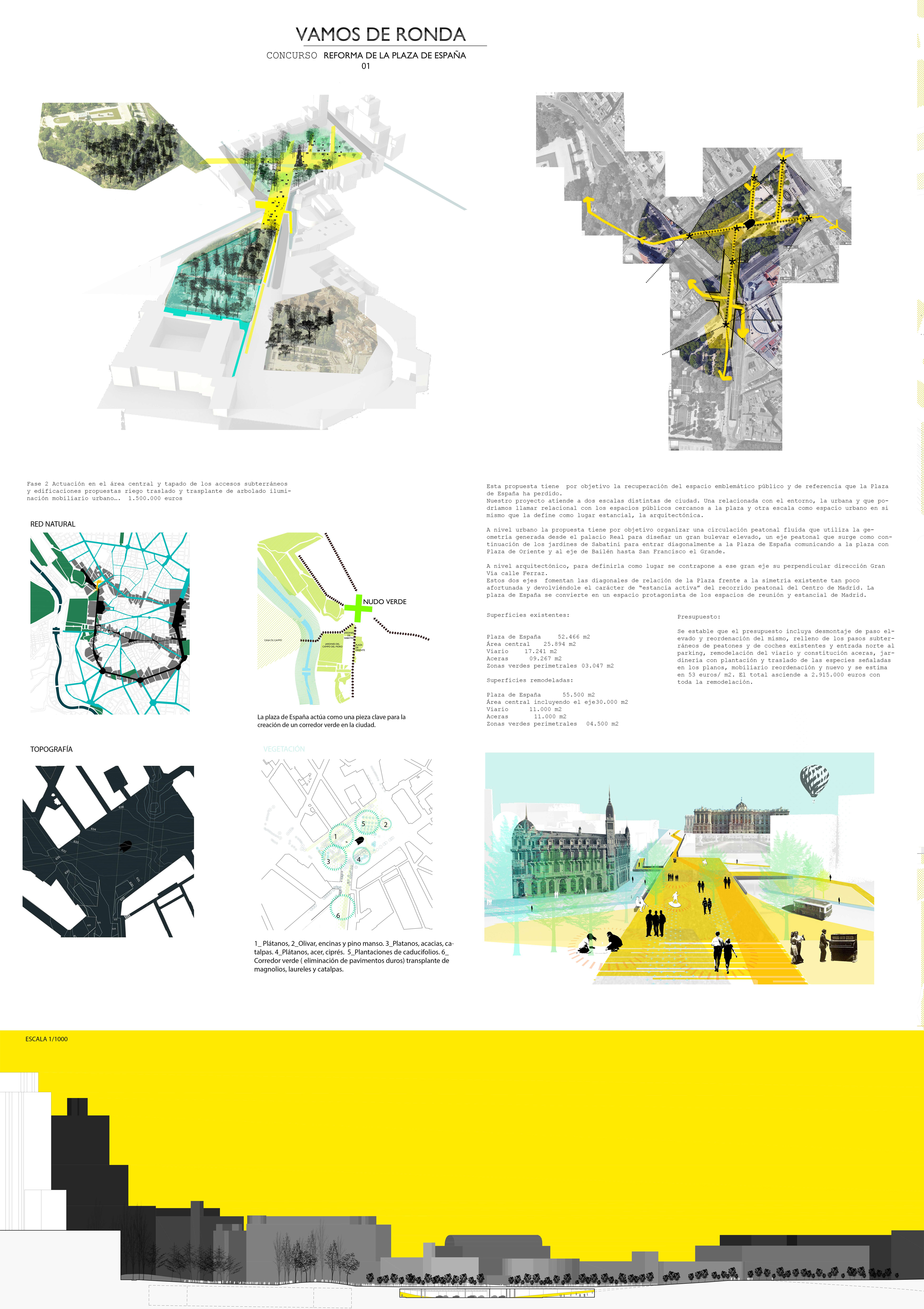 Proyecto 47 para la Remodelación de Plaza España: Vamos de ronda