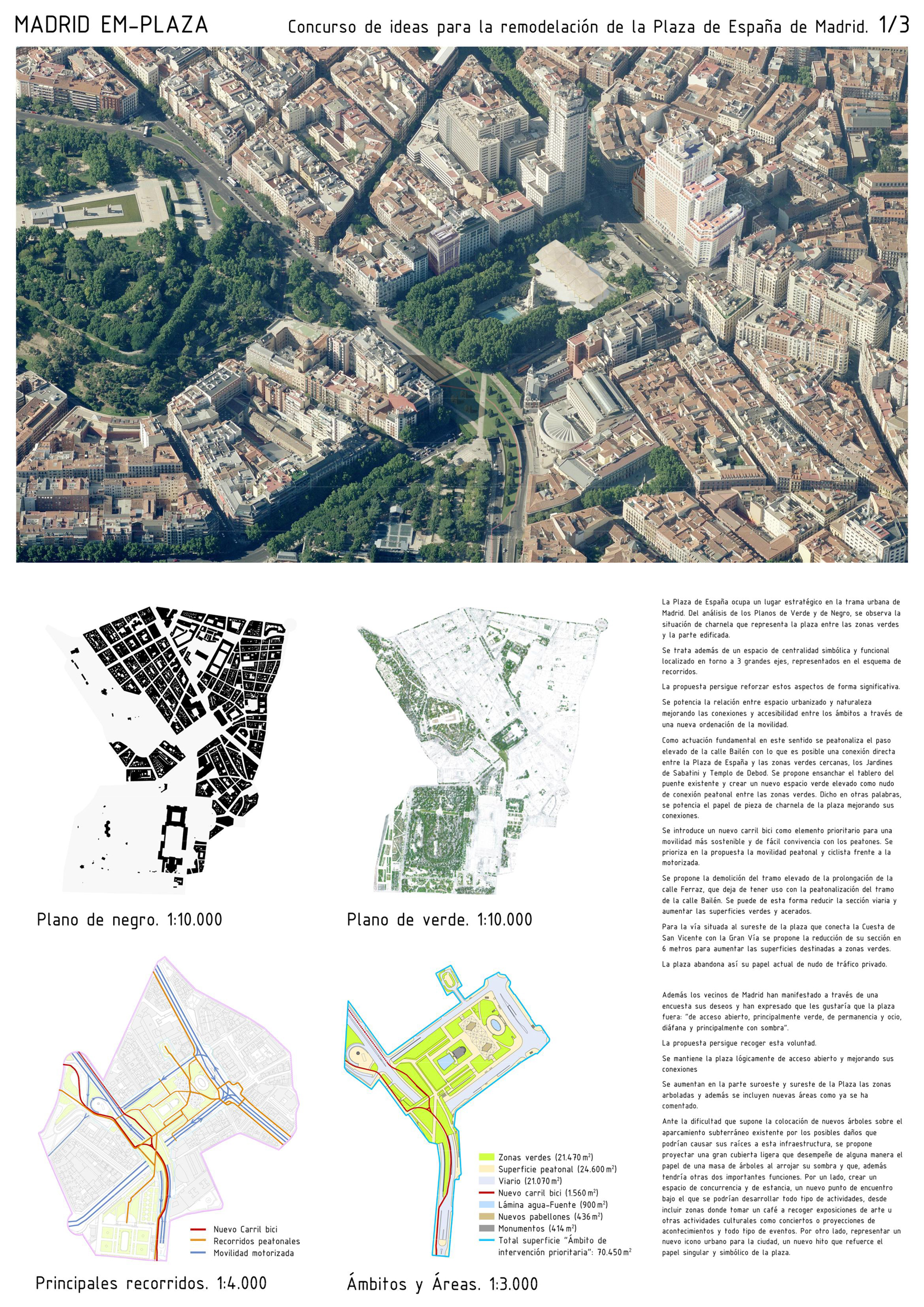 Proyecto 48 para la Remodelación de Plaza España: MADRID EM-PLAZA