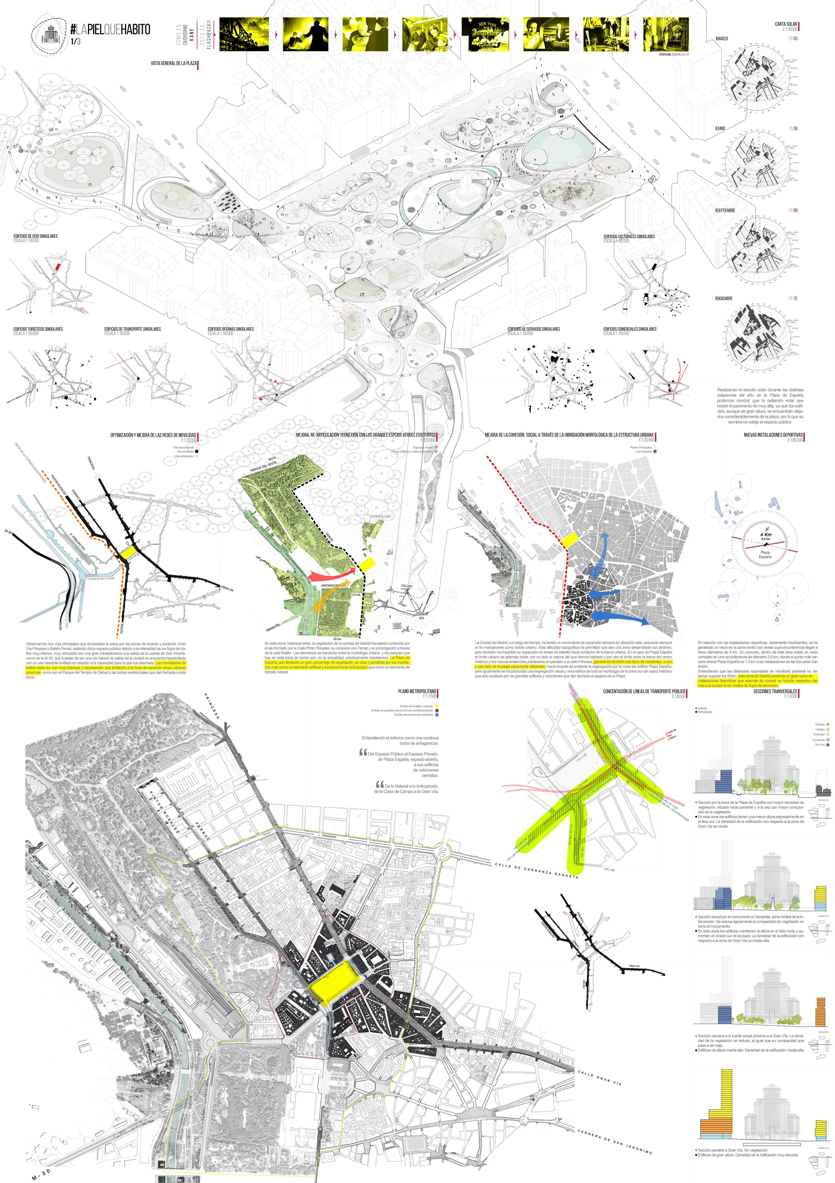 Proyecto 64 para la Remodelación de Plaza España: LA PIEL QUE HABITO