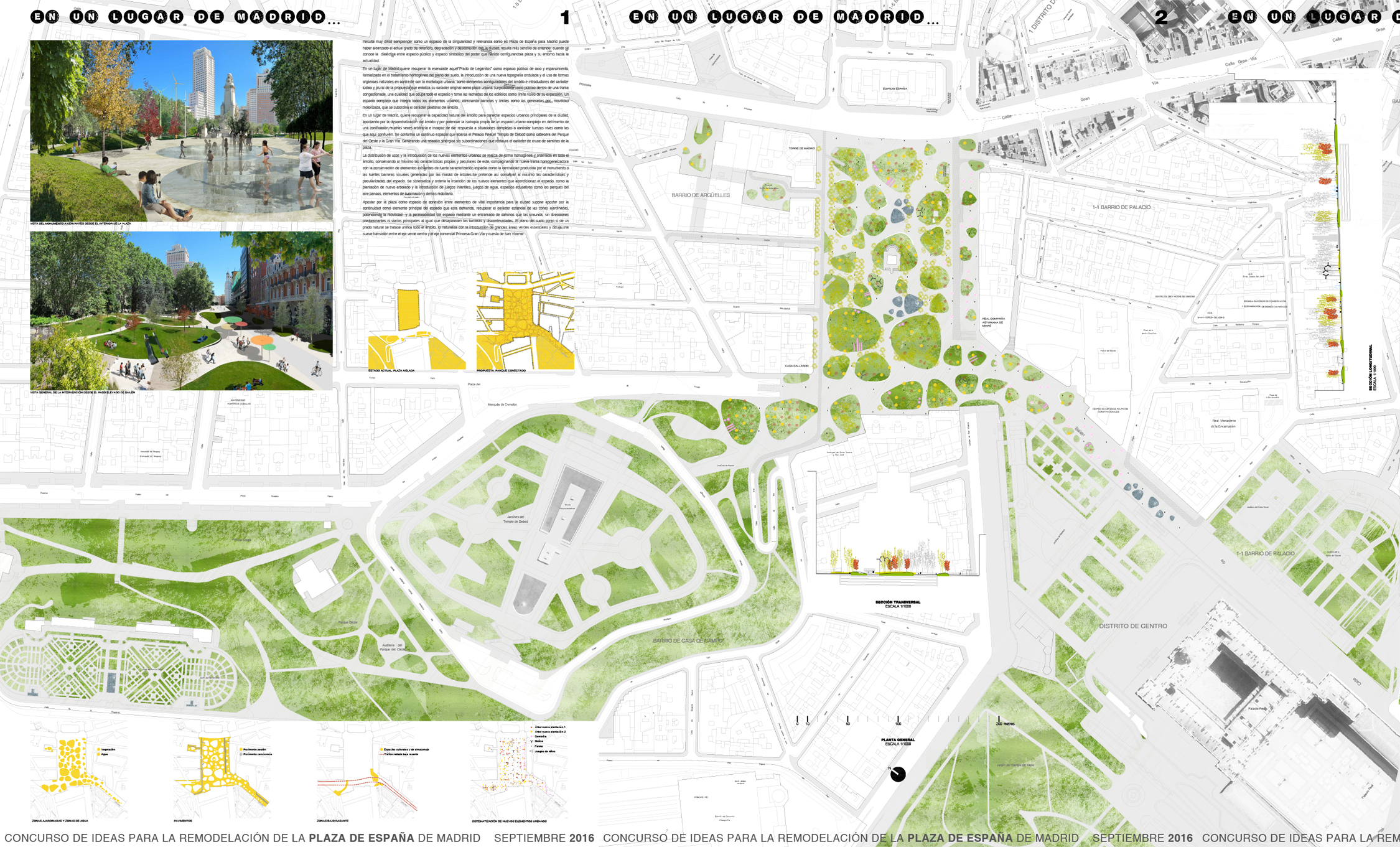 Proyecto 71 para la Remodelación de Plaza España: EN UN LUGAR DE MADRID