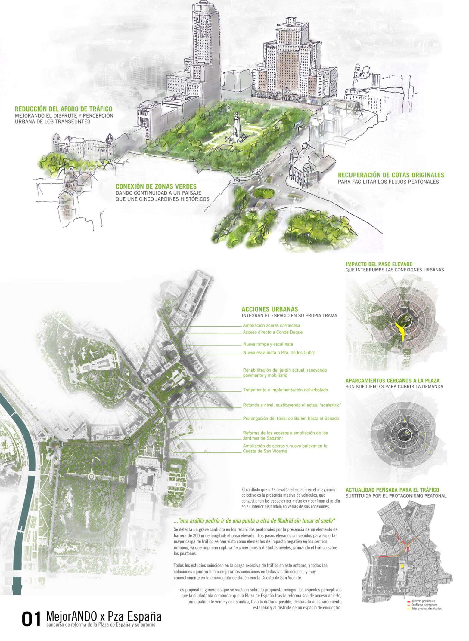 Proyecto 73 para la Remodelación de Plaza España: MejorANDO x Pza España