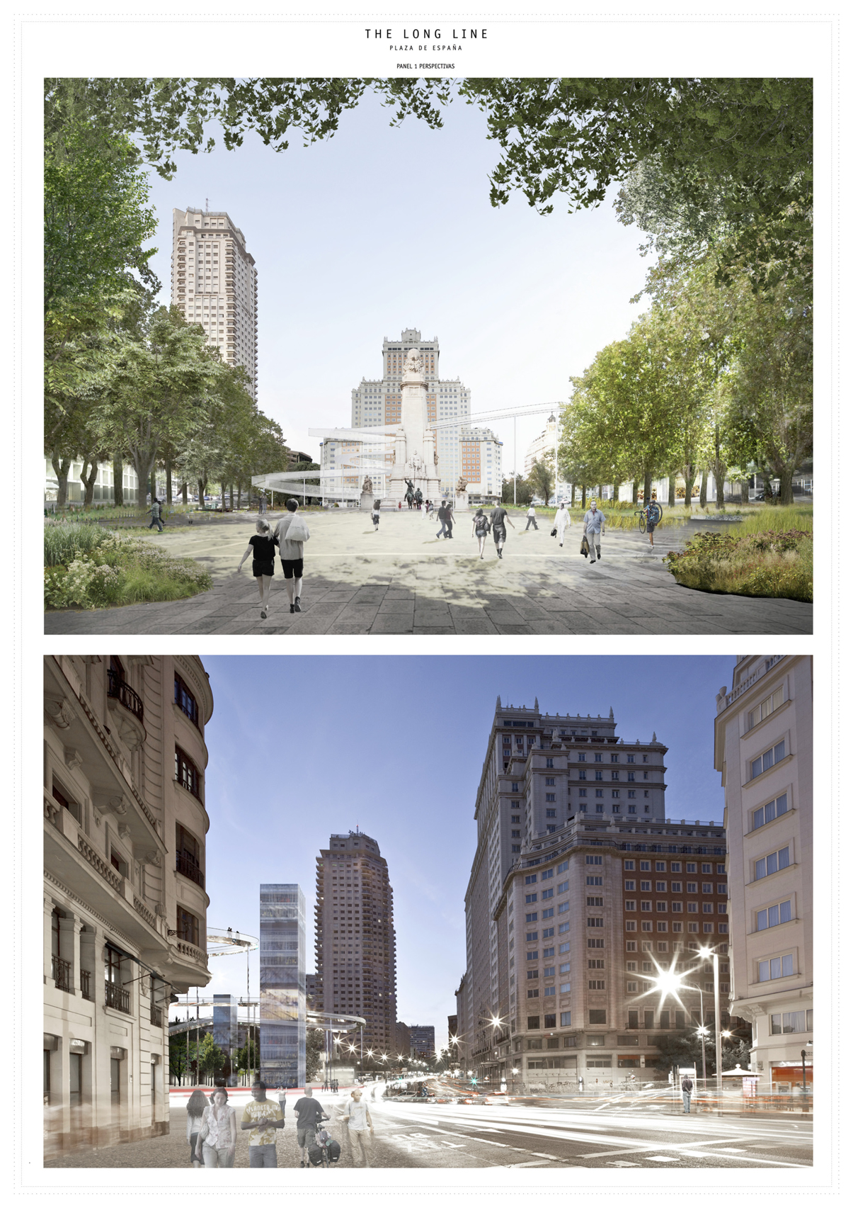 Proyecto 76 para la Remodelación de Plaza España: THE LONG LINE