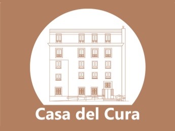 Logotipo ilustrado del edificio Casa del Cura