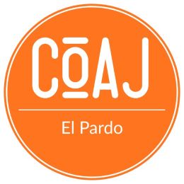 Logotipo circular naranja COAJ El Pardo
