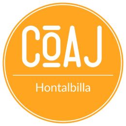 Logotipo circular naranja COAJ Hontalbilla
