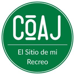 Logotipo circular verde COAJ El Sitio de mi Recreo
