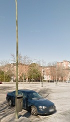 El aparcamiento hace unos pocos meses. Ahora suele estar lleno.