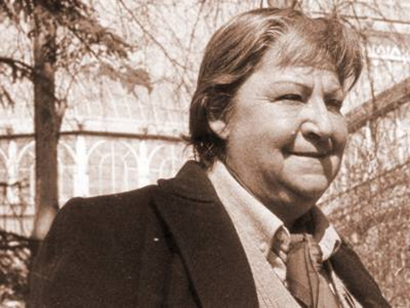 Gloria Fuertes en el Retiro