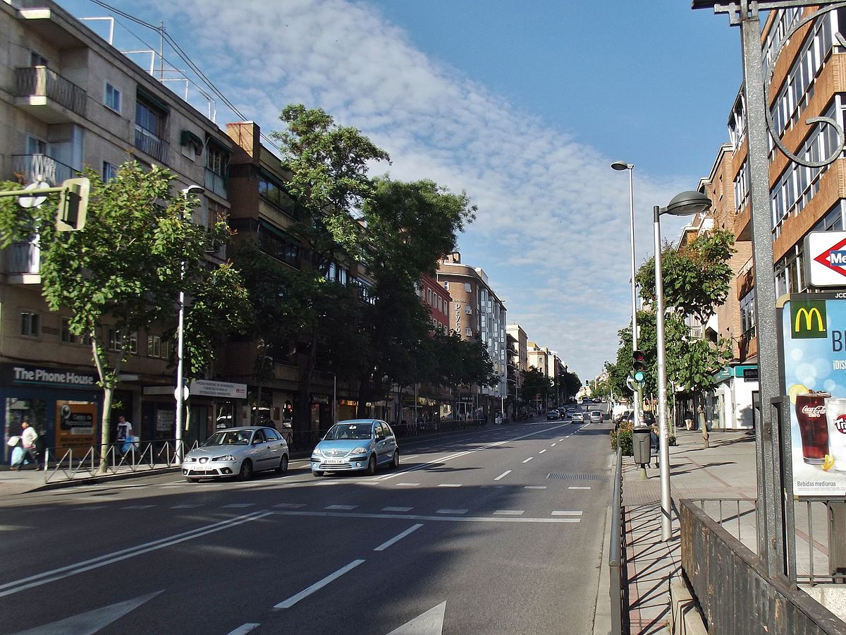 Vista actual de la calle del General Ricardos
