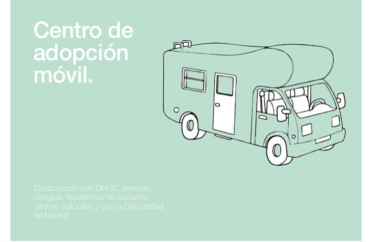 Centro móvil de Adopcion, concienciación, de talleres...
