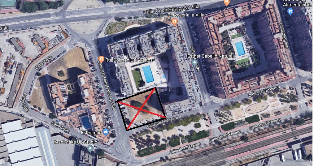 CALLE DEL TRANVIA DE ARGANDA ESQUINA CALLE DEL YESERO