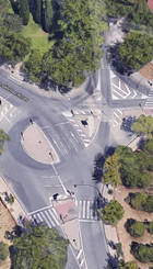 Cruce de caminos a modificar
