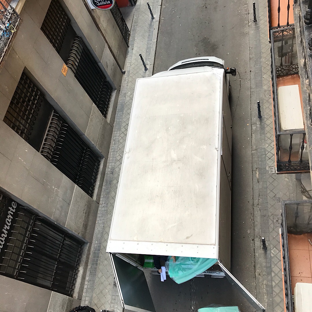 Problemas en calles con aceras estrechas