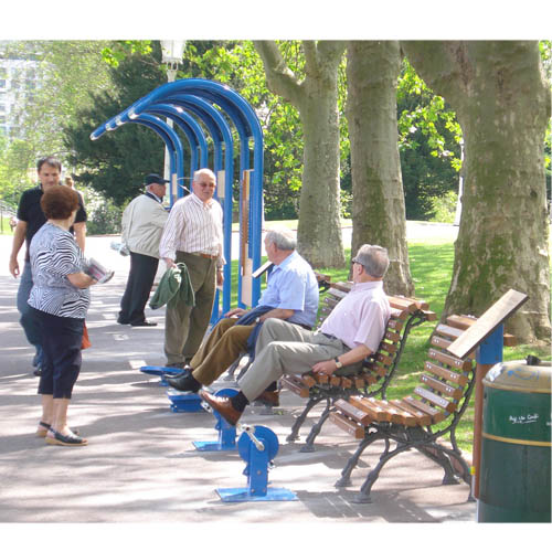 Aparatos de gimnasia para mayores