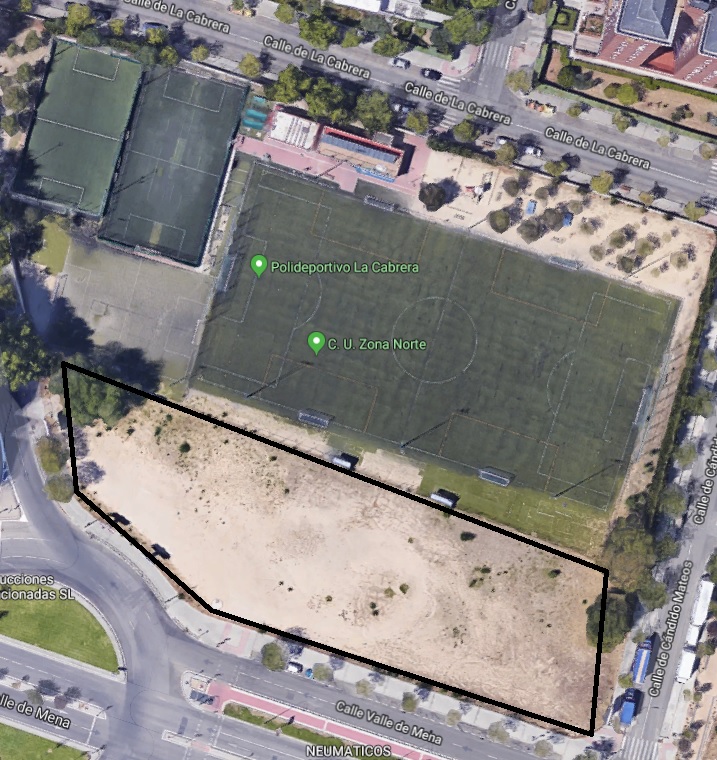 Zona de uso deportivo 