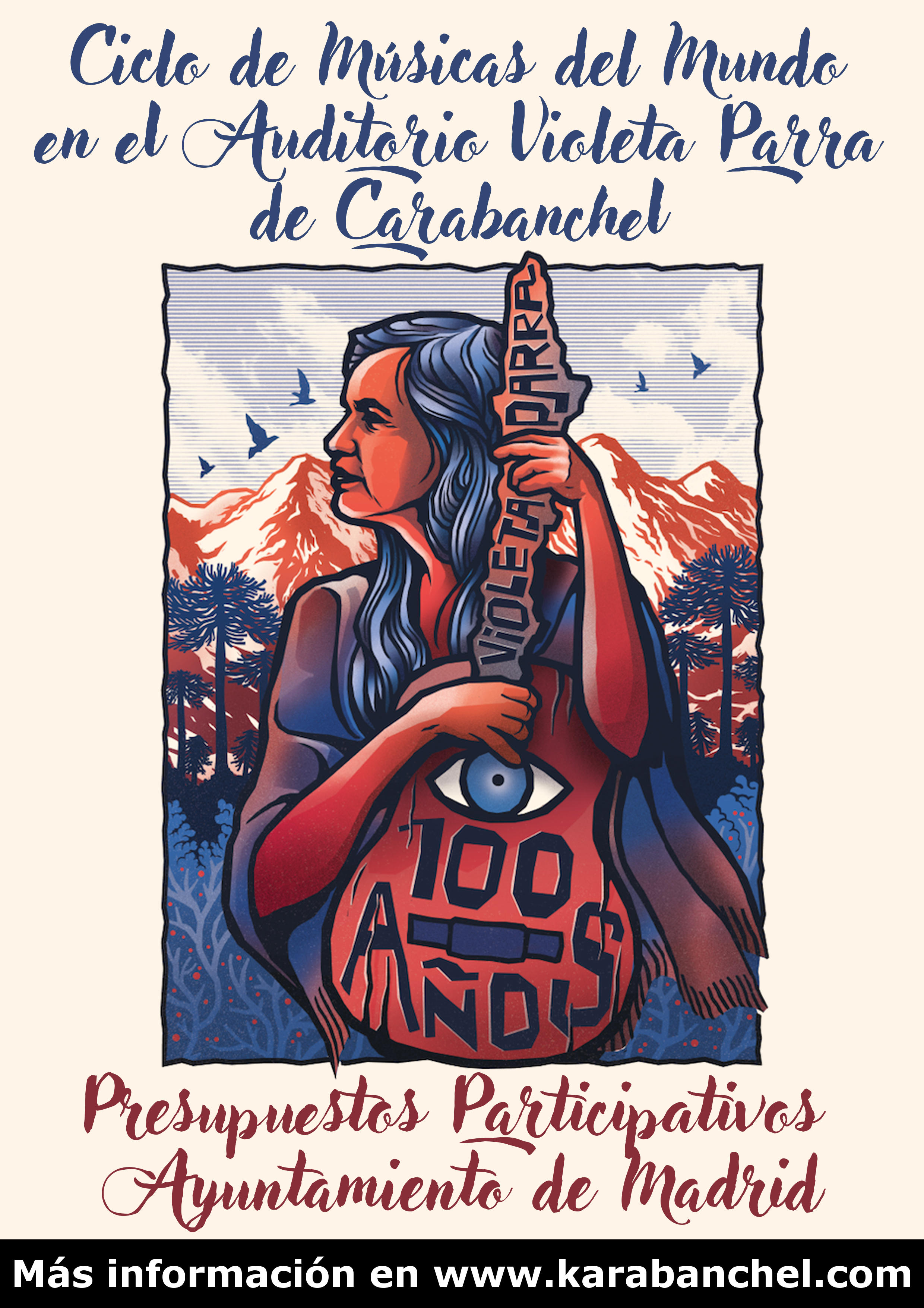 Ciclo de Músicas del Mundo en el Auditorio Violeta Parra de Carabanchel