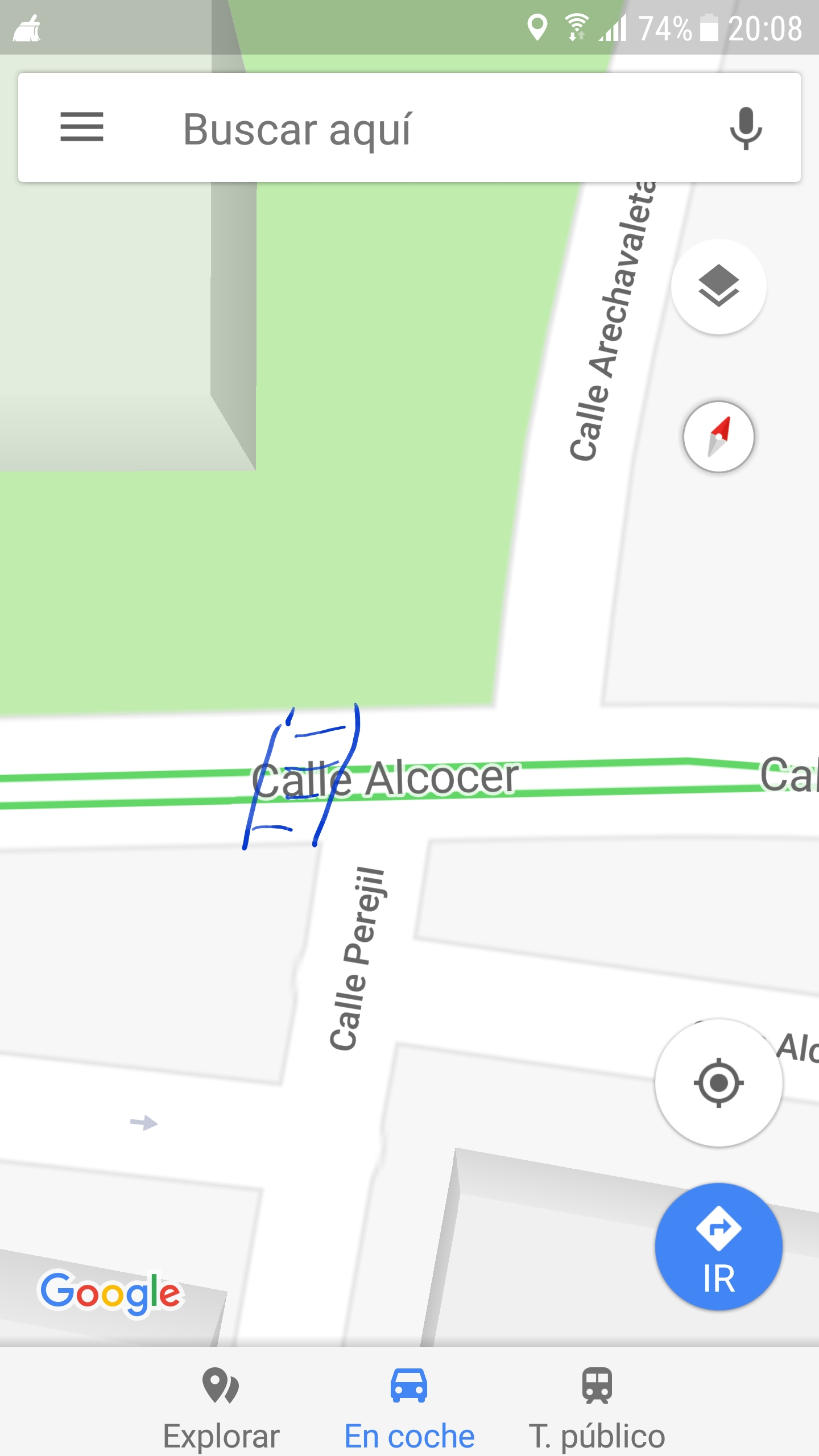 Situacion del Paso de oeatones