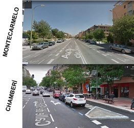 Carril Bici Montecarmelo vs. Chamberí