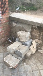 Situación actual (hasta que alguien quita las piedras)
