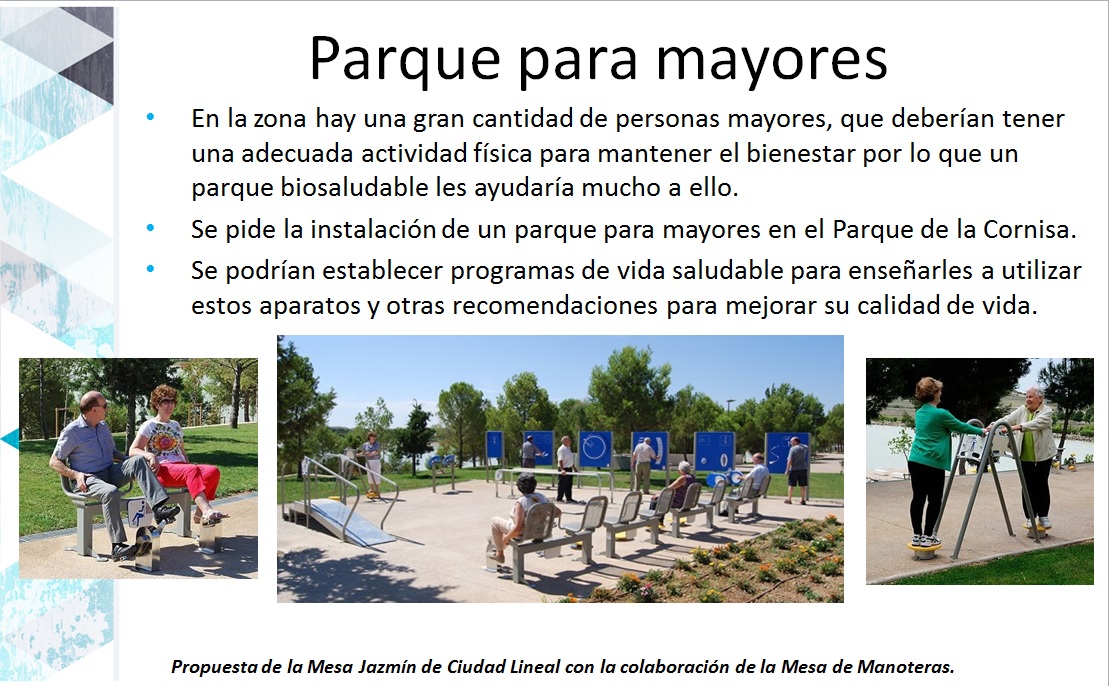 Parque biosaludable para mayores