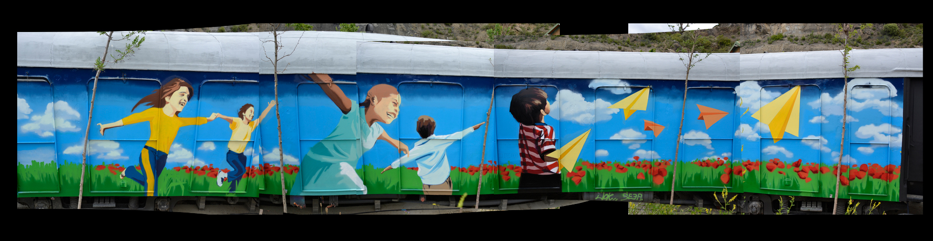 Patios para crecer jugando (imagen cedida para el proyecto por Lian Murales)