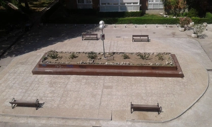 Lugares de estancia no susceptibles de juegos de balón, entre otros.