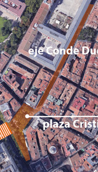 Paso de Cebra en la calle PRINCESA eje Conde Duque- CUBOS