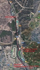 Carril bici entre pte. S. Fernando y Somontes junto al Manzanares