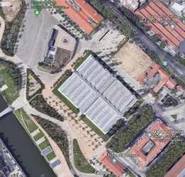 Area de Madrid Rio donde sería necesaria la instalación de un parque infantil