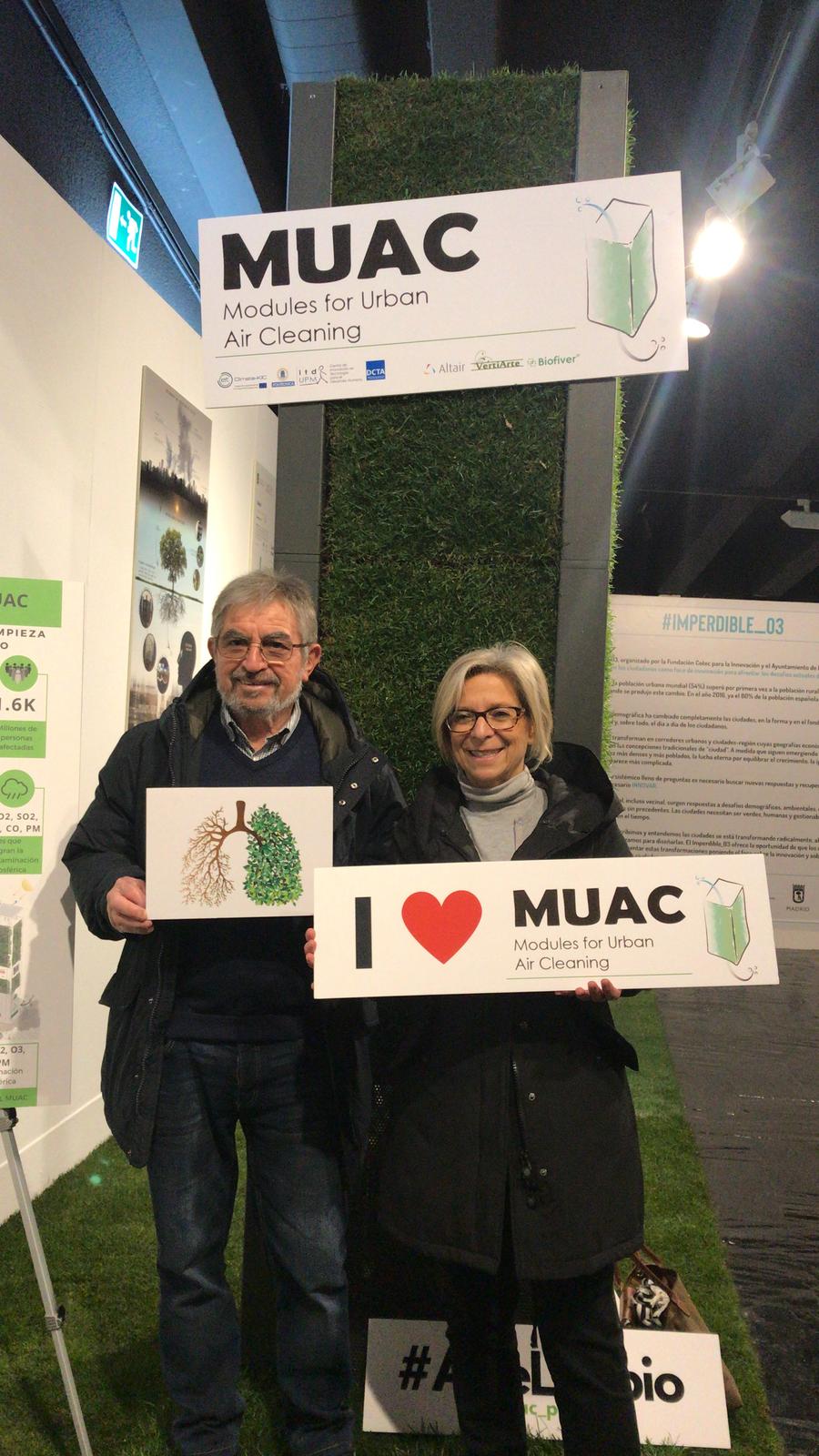 Prototipo MUAC expuesto en el evento Imperdible 03 de la fundación COTEC