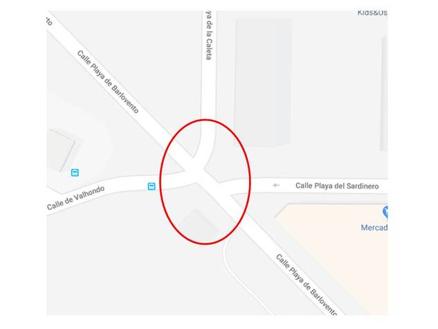 intersección intersección
