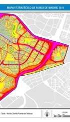 Mapa estratégico del ruido - Puente de Vallecas