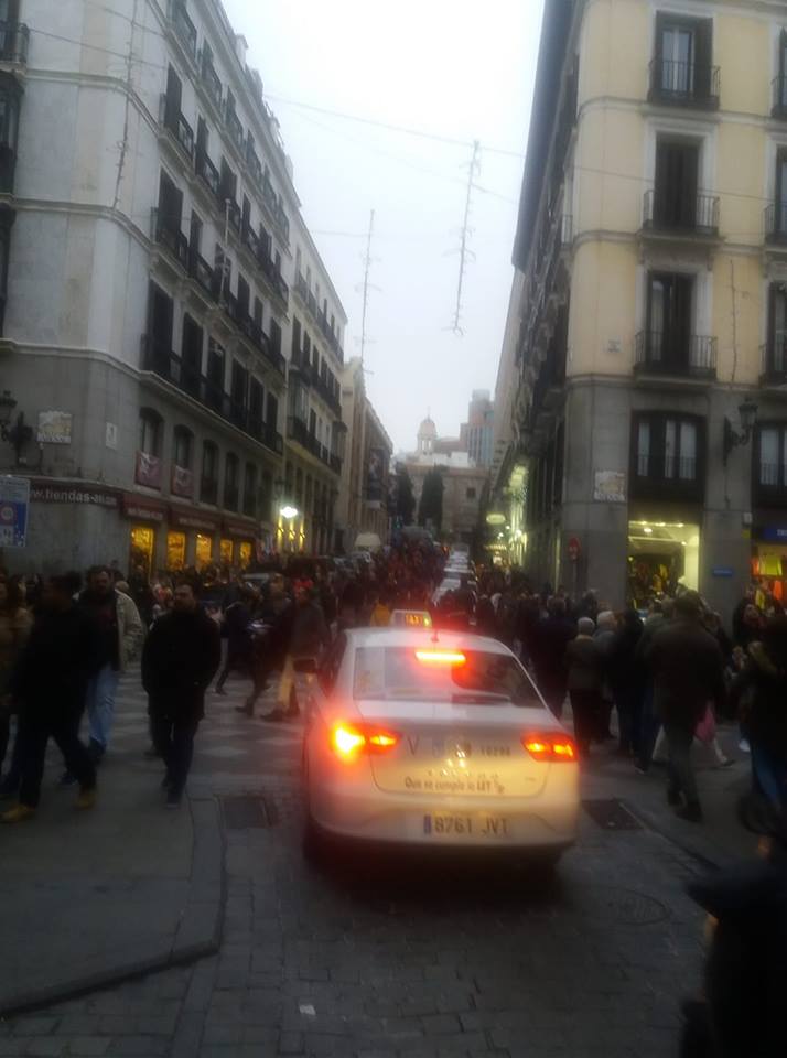 Caos en c/ Arenal.