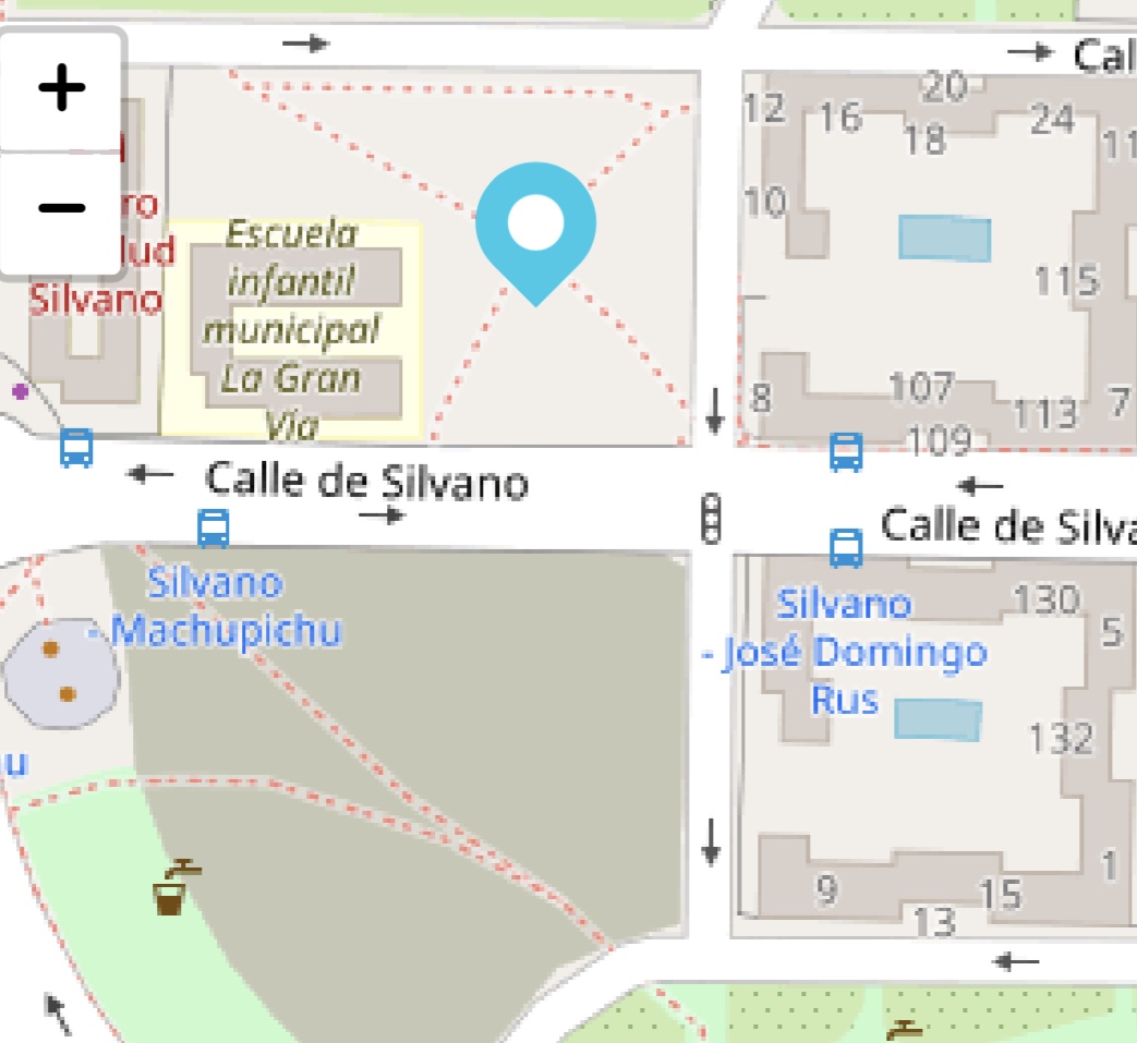 Descampado junto a la escuela infantil