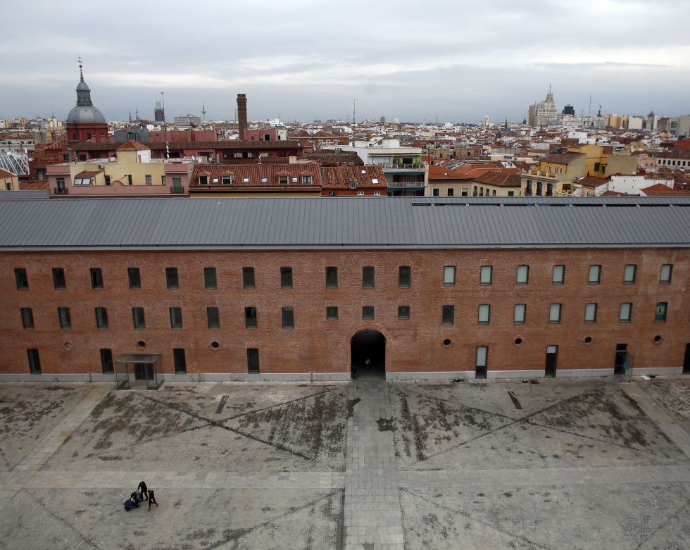 Vista del tejado del Centro Cultural Conde Duque