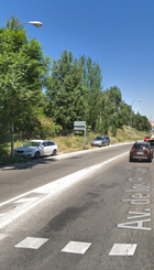 Enlace de la M-40 con la Avenida de los Rosales