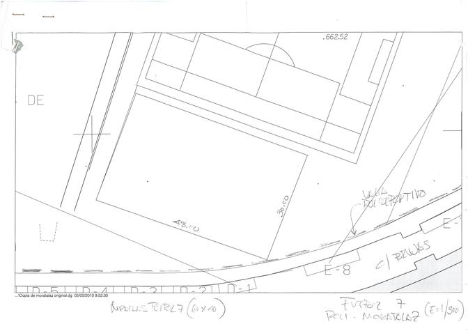 Mapa posible ubicacion campo entremaniento CDM