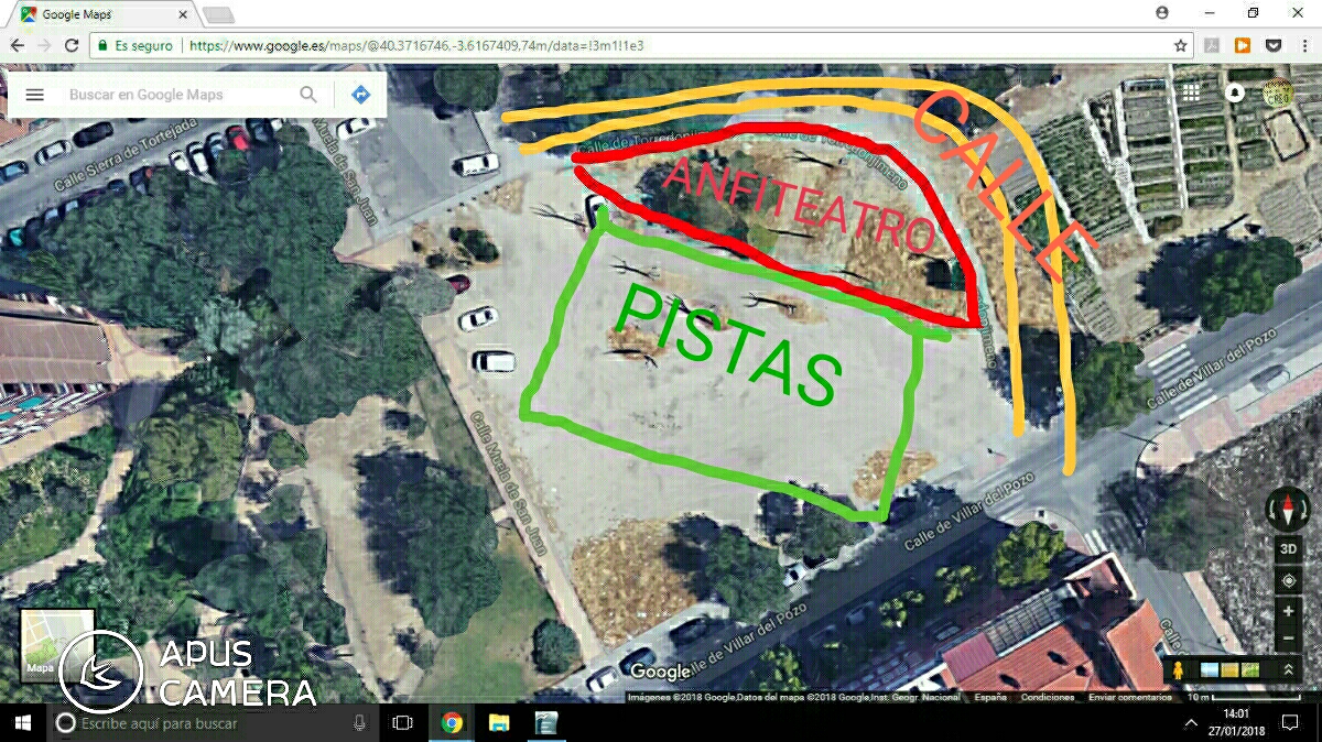 Foto de localización con actuaciones.