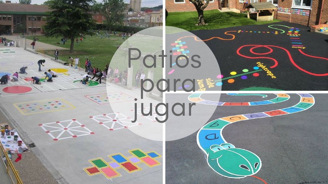 Patios alegres, divertidos e inclusivos