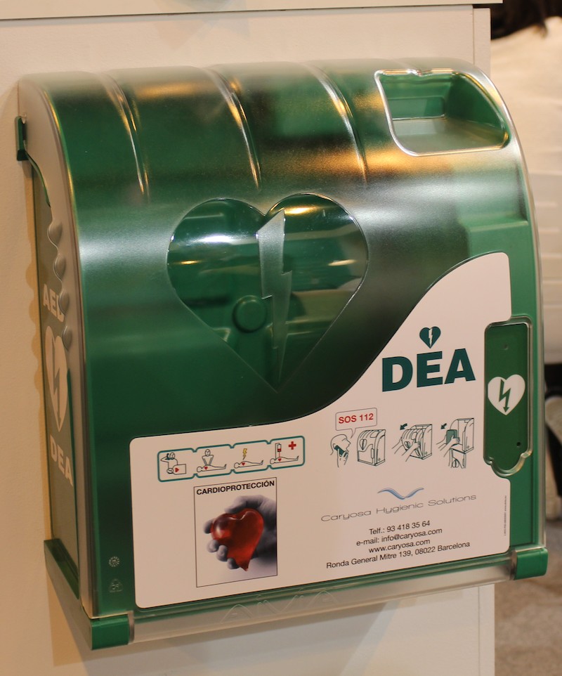 Ejemplo de desfibrilador