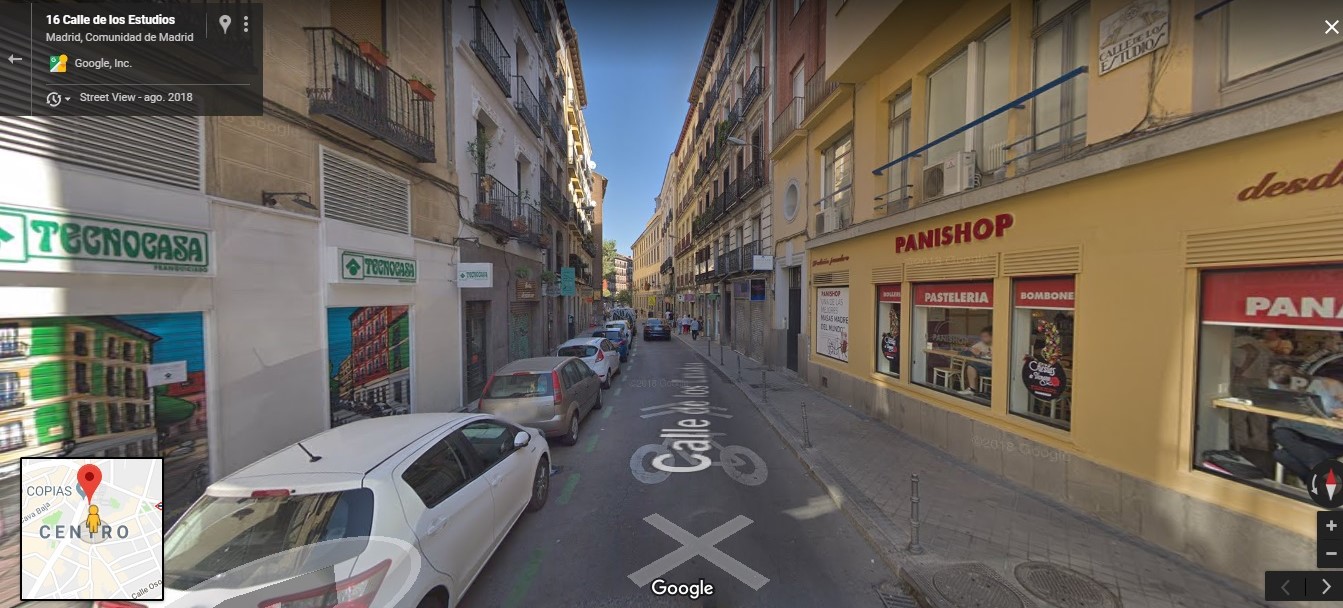 Calle de los Estudios.