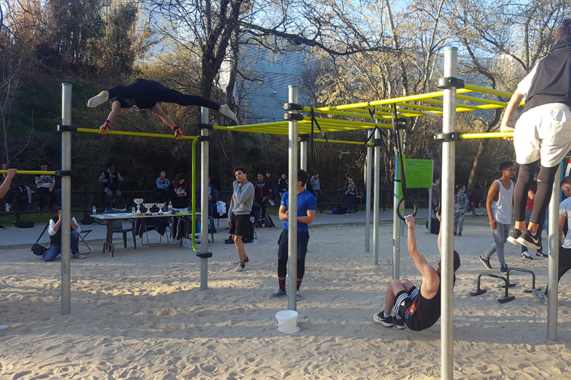 Ejemplo de parque de Calistenia