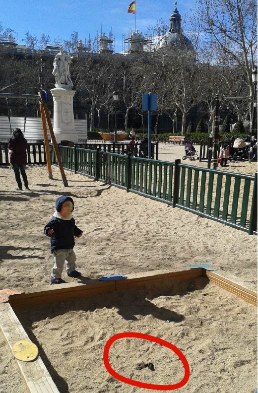 limpieza en parques infantiles